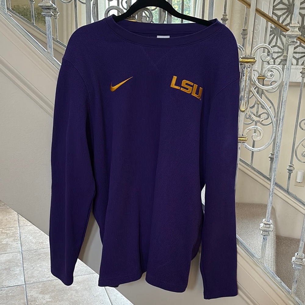 Nike Purple Crewneck Sweater Classic Design